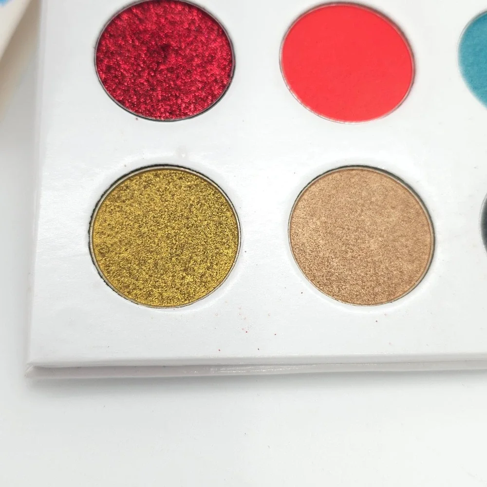 For Arts Sake Ziggy Eyeshadow Palette David Bowie Inspired 9 Pan Glam Rock Red